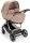 Techno Babila 805025 Kombi-Kinderwagen, 2-in-1 Buggy & Babywanne, klappbar, braun, vielseitig einsetzbar