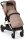 Techno Babila 805025 Kombi-Kinderwagen, 2-in-1 Buggy & Babywanne, klappbar, braun, vielseitig einsetzbar