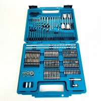 Makita E-11689 Drill Bit Set, 256-piece, versatile accessories for drilling and screwdriving, compatible with common machines