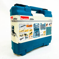 Makita E-11689 Drill Bit Set, 256-piece, versatile accessories for drilling and screwdriving, compatible with common machines