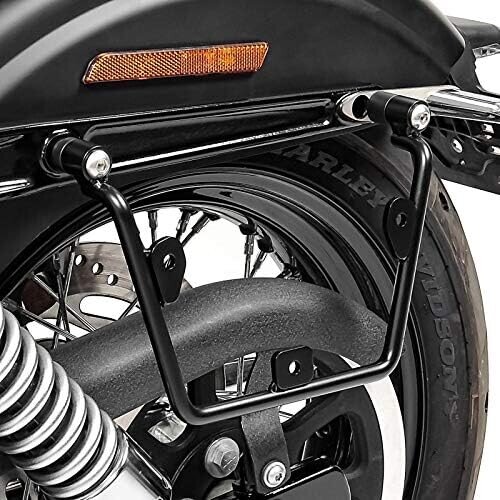 MOTEA Satteltaschenhalter für Harley Davidson Dyna Street Bob 1991–2017, Set links & rechts, stabile Montage