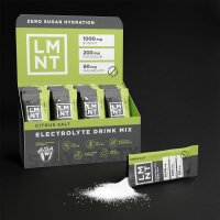 LMNT Citrus Salt Electrolyte Powder, 30 Sticks, Keto & Paleo, 1000mg Sodium, 200mg Potassium, 60mg Magnesium, Sugar-Free