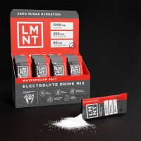 LMNT Watermelon Salt Electrolyte Powder, 30 Sticks, Sugar-Free, 1000mg Sodium, 200mg Potassium, 60mg Magnesium, Drink Mix