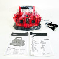 Milwaukee M18 M1418 C6 Multi-Ladegerät, 6-fach, 220–240 V, 50–60 Hz, Modell 4932430086