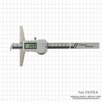 Digital caliper 218.075.N, 200x100 mm, 0.01 mm reading, precise measurement, large display