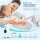 Elektrischer Nasensauger Baby, 5 Saugstufen, USB-Ladung, 15ml Behälter, 3 Silikonaufsätze, Selbstreinigung, grau