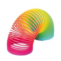 Keycraft Rainbow Spring, 24 pieces, colorful plastic spiral springs, toy for children aged 3 and up