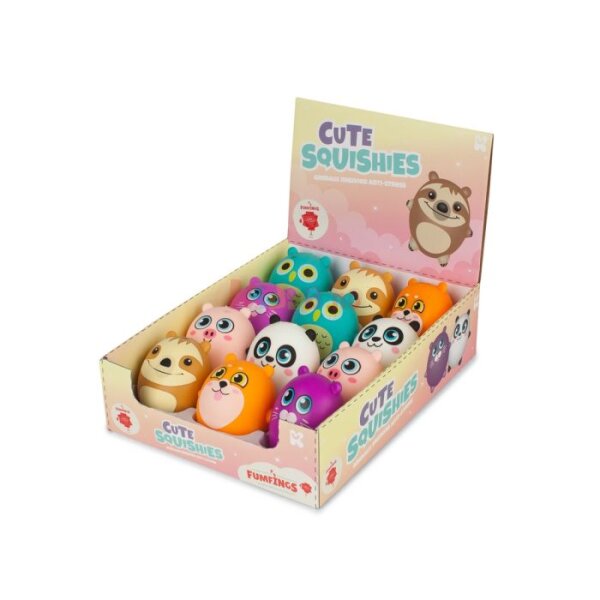 Keycraft Squishies Set, 12-piece, stress balls, various designs, soft anti-stress toys for children