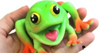 Keycraft Frog Sensor Ball, 12-pack, fidgety frog, various designs, sensory toy