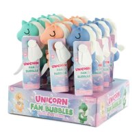 Keycraft Einhorn Seifenblasen, 12 Stück, 3 Farben...