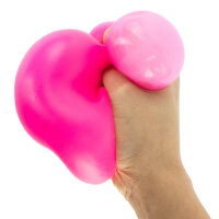 Keycraft Super Duper Squish Ball 4-Pack, Colorful Soft Stress Balls, Sensory Squeeze Toy for Children