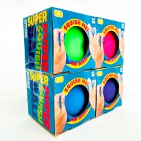 Keycraft Super Duper Squish Ball 4-Pack, Colorful Soft Stress Balls, Sensory Squeeze Toy for Children