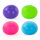 Keycraft Super Duper Squish Ball 4-Pack, Colorful Soft Stress Balls, Sensory Squeeze Toy for Children