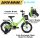 Glerc Bubble 12 Zoll Kinderfahrrad, für 3-8 Jahre, Jungen & Mädchen, mit Stützrädern, grün, verstellbarer Sattel