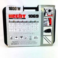 HECHT 1069 Bohrhammer, 1600 W, SDS-MAX, 230–240 V, 7,3 kg, 560 U/min, 3530 Schläge/min, Ø 18 cm Bohrer, Schutzklasse II