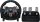Logitech G29 Driving Force Gaming Steering Wheel, 900° Rotation, Force Feedback, Black, for PS5, incl. Headphones