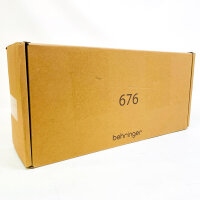 Behringer 676 Röhrenvorverstärker, Studio Preamp mit FET-Kompressor, ideal für Recording, Mixing und Audioproduktion