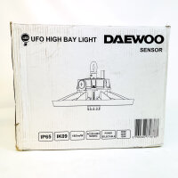 Daewoo 6er-Set UFO LED-Fluter 250W, 185 lm/W, IP65, Leistung einstellbar, Sensor & Fernbedienung