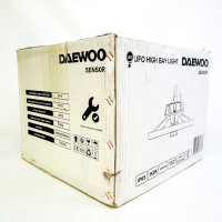 Daewoo 6er-Set UFO LED-Fluter 250W, 185 lm/W, IP65, Leistung einstellbar, Sensor & Fernbedienung