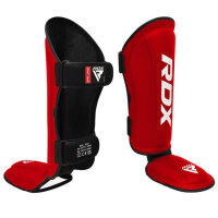 RDX Shin Guards L 170–180 cm, Kickboxing, Red,...