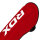 RDX Shin Guards L 170–180 cm, Kickboxing, Red, Lightweight Nylon Plastic Shell, Shell Shock GEL Cushioning