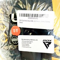 RDX Head Guard L 56–58 cm, Kickboxen Kopfschutz, Schwarz, gepolsterter Kampfsport-Helm, verstellbar, Ohr- und Kinnschutz