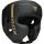 RDX Head Guard L 56–58 cm, Kickboxen Kopfschutz, Schwarz, gepolsterter Kampfsport-Helm, verstellbar, Ohr- und Kinnschutz