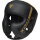 RDX Head Guard L 56–58 cm, Kickboxen Kopfschutz, Schwarz, gepolsterter Kampfsport-Helm, verstellbar, Ohr- und Kinnschutz