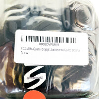 RDX S MMA Trainingshandschuhe, Profi Boxhandschuhe, Schwarz, gepolstert, offener Daumen, Klettverschluss