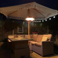SIP 09587 Universal Hanging Halogen Heater, 1.5 kW, 230V, incl. remote control, for indoor and outdoor use