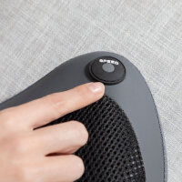 InnovaGoods Shiatsu Massager, 4 rotating heads, infrared heat, 3 levels, 220–240 V, ergonomic, grey