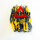 KeepSAFE 013428 Superior Rigger Gloves, 12-pack, Black/Yellow, Reusable, Robust Work Gloves