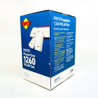 AVM FRITZ! Powerline 1260 Set, Powerline-Adapter mit WLAN, Gigabit-LAN, MIMO-Technologie, Netzwerk-Erweiterung