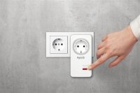 AVM FRITZ!Powerline 1220E, Powerline-Adapter, 1200 Mbit/s, 2x Gigabit-LAN, integrierte Steckdose