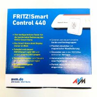 AVM FRITZ! Smart Control 440, tragbarer DECT-Taster, 4 programmierbare Tasten, E-Paper-Display, Smart-Home-Steuerung, FRITZ!Box-kompatibel