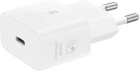 Samsung EP-T2510N USB-C Fast Charging Adapter 25W, Energy Efficient, Compact Charger, White
