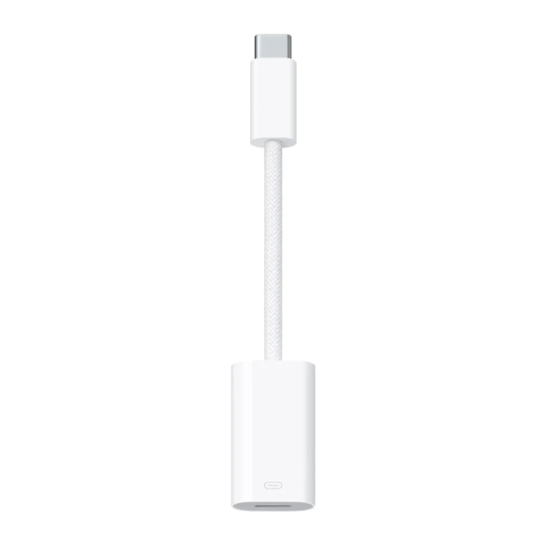 Apple A2868 USB-C auf Lightning Adapter, 24-Pin, weiß, Lade- & Datenadapter für iPhone/iPad