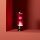 Balvi Lava Lamp Capsule, pink-weiß, Lavalampe, Aluminium/Glas, modernes elegantes Design, dekorative Raumbeleuchtung