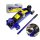 Hydraulic car jack 2t, flat, 135–320 mm lifting height, 360° casters, steel, for car, workshop, axle stand