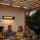 Auronic 3226 patio heater, 2500 W, 9 heat settings, remote control, for 20 m², black
