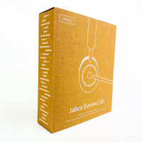 Jabra Evolve2 65 Stereo, kabelloses USB-C Headset, Noise Cancelling, MS Teams zertifiziert, Bluetooth-Adapter, schwarz