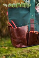 FELCO 481 Garden Bag, Canvas and Leather, Waterproof, Multiple Compartments, Robust, Durable, Ideal for Tools and Accessories