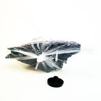 TYC right headlight, suitable for Renault Twingo II CN0, model number 20-14027-05-2, clear glass, halogen, with motor for headlight range adjustment