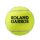 Roland Garros Tennisbälle 4er-Pack, gelb, Trainingsbälle, langlebig, geringe Flusenbildung, für alle Platzarten