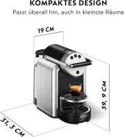 Nespresso Zenius ZN100 Pro capsule machine, 19 bar, 2L tank, 3 direct selection buttons, fast heating, 1560-1860W, professional device