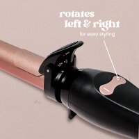 Beachwaver Co. B1 Lockenstab 25mm, rotierend, Keramik, automatischer Curler, Midnight Rose, für alle Haarlängen