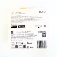 OURA Ring 4, Größe 8, Gold, Smart Ring, Schlaf- und Fitness-Tracker, Herzfrequenzmessung, bis 8 Tage Akkulaufzeit