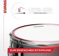 Evans G2 Clear ETP-G2CLR-R, 3er Set Tom Felle, 10/12/16", 2-lagig, 14 mil, klare Schlagfelle für Rock Drums