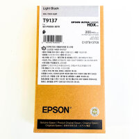 Epson T9137 ink cartridge 200ml Light Black, compatible with SC-P5000/5070, model C13T913700