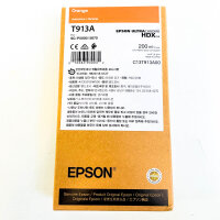 Epson T9137 ink cartridge, 200 ml, orange, compatible with SC-P5000/5070, model C13T913A00